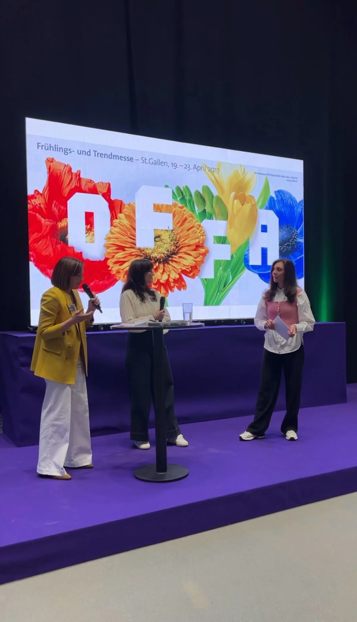 Aline Rutishauser moderiert den Rebranding Event der OFFA